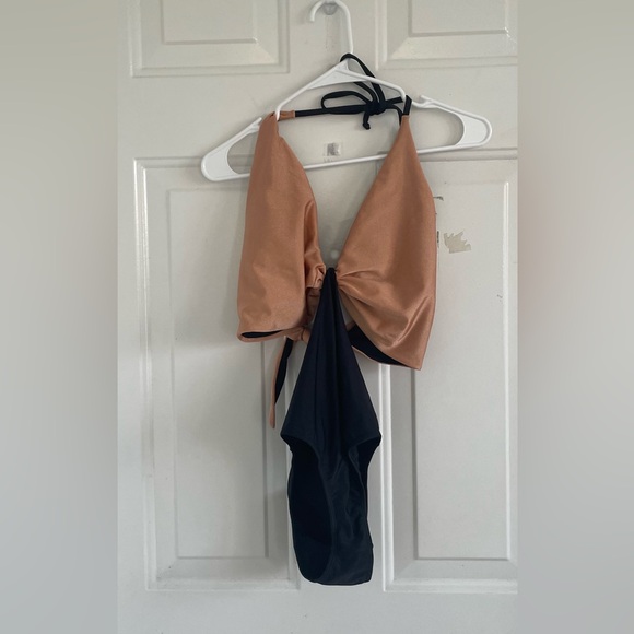 Sol & Energia Two Tone One Piece Swimsuit Size M Made In Brazil - Picture 8 of 8